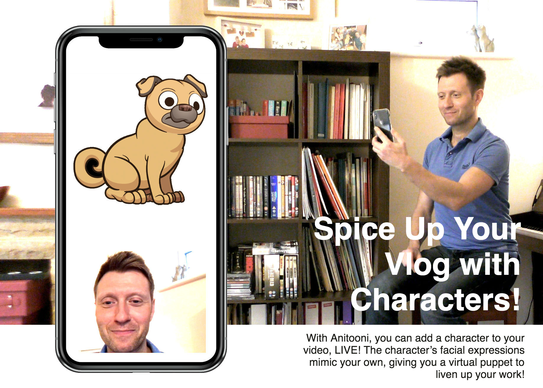 Anitooni - Spice up your Vlog with Characters!
